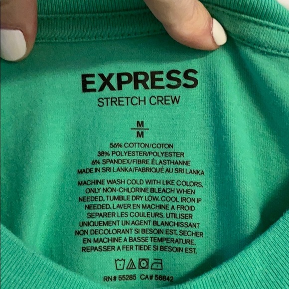 Express Mens Stretch Crew Size Medium - Picture 2 of 3